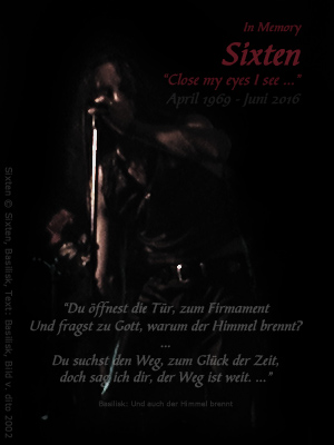 Sixten, Bild: 2002 Text: Basilisk